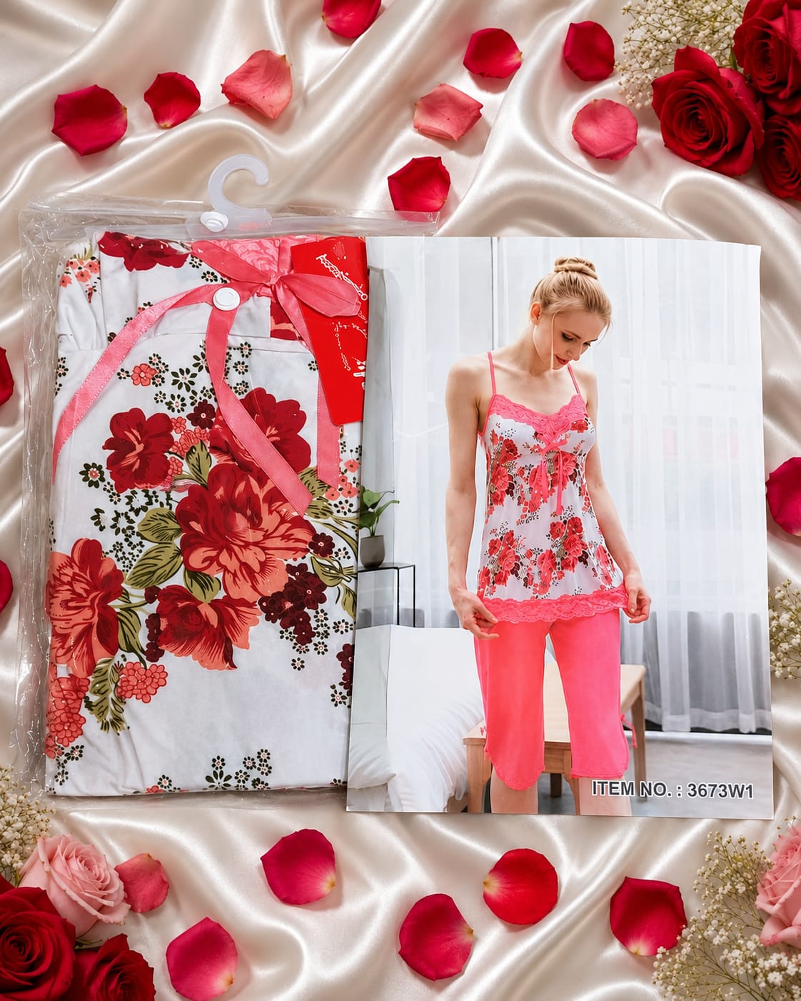2-Piece Capri Sleepwear Set
