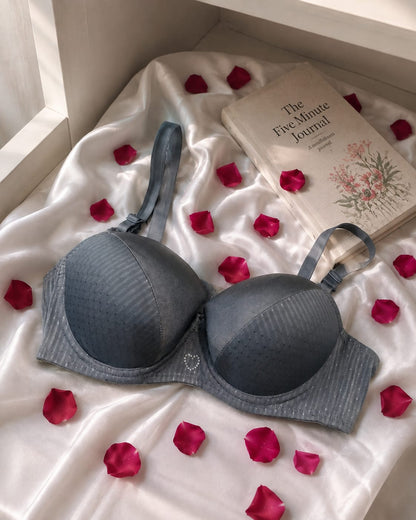 Tow Tone Silky Bra