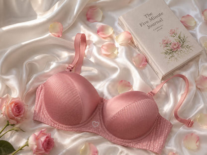 Tow Tone Silky Bra