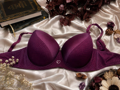 Tow Tone Silky Bra